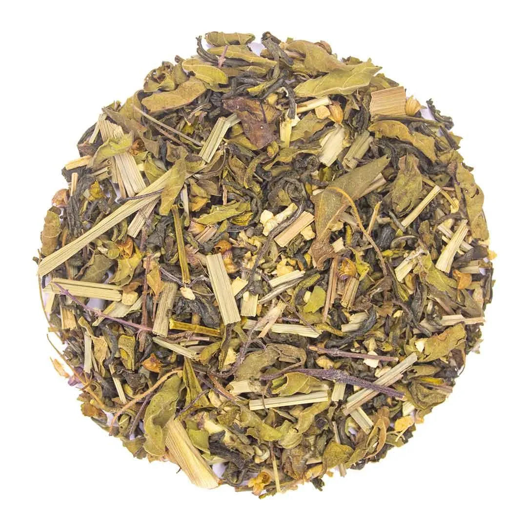 Iliós Tulsi Green Tea with Ginger & Lemongrass