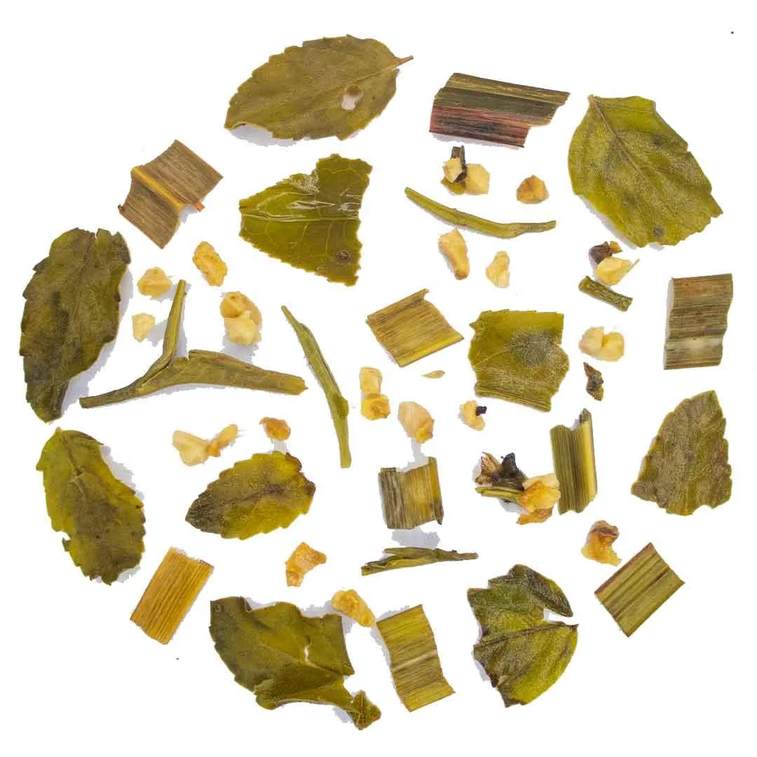 Iliós Tulsi Green Tea with Ginger & Lemongrass